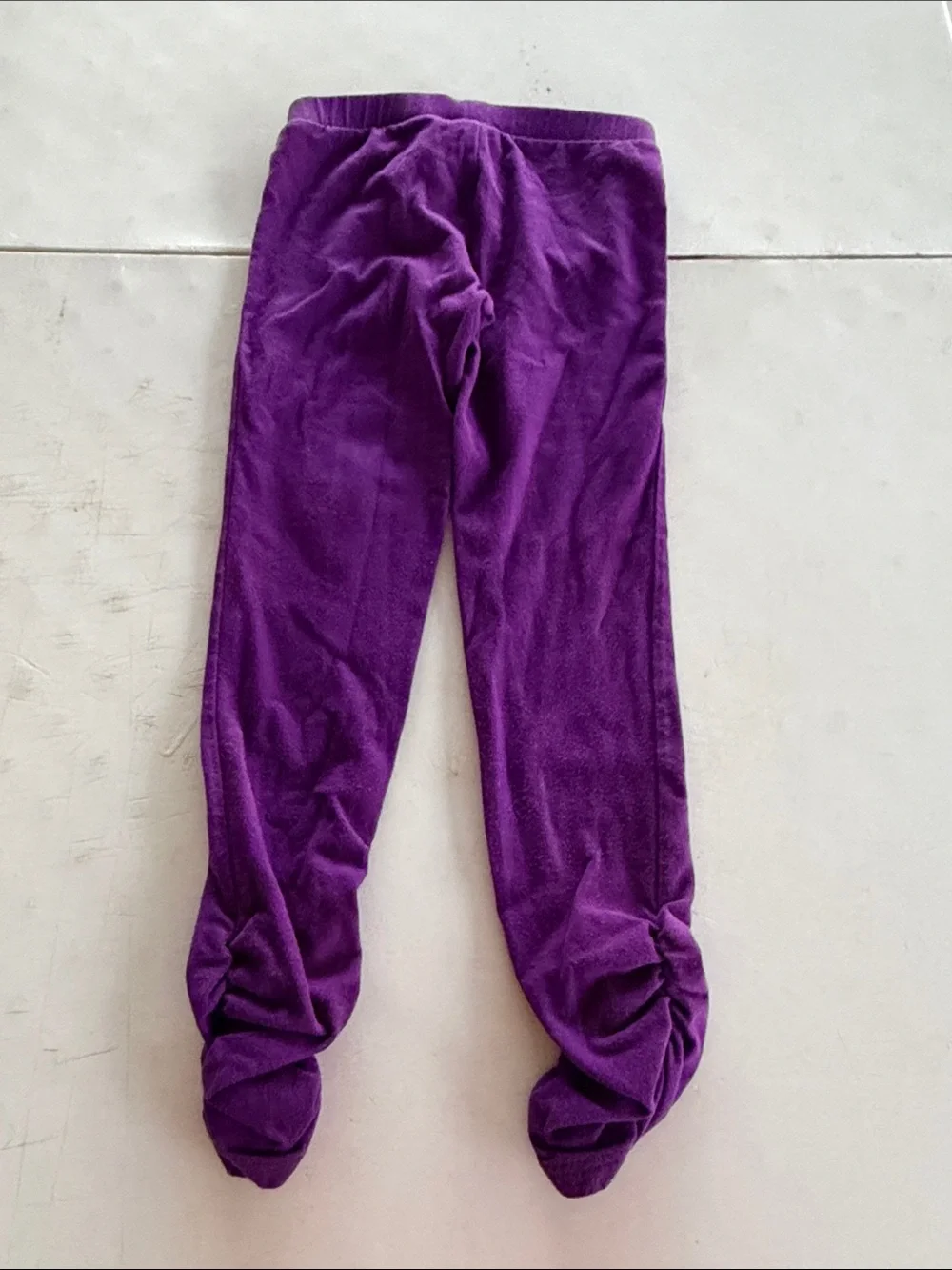 GAPKIDS Purple Leggings with Drawstring Waist
